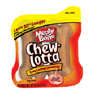 Meaty Bone Dog Snacks Chew-Lotta Small Medium 2 Ct 5oz