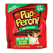 Pup-Peroni Dog Snacks Lean Beef  25oz