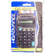 HQ Advance  8 digit pocket style calculator, auto-off, battery powe 1ct