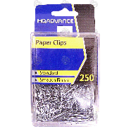 HQ Advance The Boxables standard paper clips  250ct