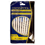 HQ Advance  medium point, vented cap sticks pens, blue ink  10ct