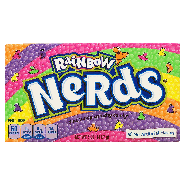 Wonka Nerds Rainbow; tiny, tangy, crunchy candy 5oz