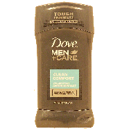 Dove Men +Care clean comfort non-irritant antiperspirant, 48-hour2.7oz