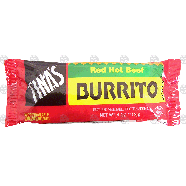 Tina's  red hot beef burrito 4-oz