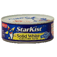 Starkist  solid white albacore tuna in water  5oz