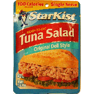 Starkist  tuna salad sandwich-ready, chunk light, 100 calories  3oz