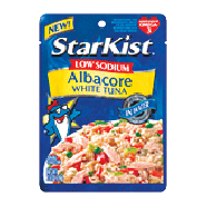 Starkist  albacore white tuna in water, low sodium 2.6oz