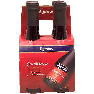 Riunite Lambrusco soft red wine from Italy, 8% alc. by vol., 187-ml4pk
