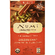 Numi Golden Chai assam black tea & sultry spices, medium caffein1.65oz