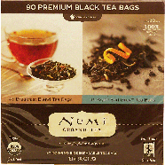 Numi  organic tea, 45 breakfast blend bags, 45 earl grey bags, bla90ct