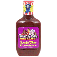 Famous Dave's  sweet & zesty bbq sauce 20oz