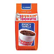 Dunkin Donuts  french vanilla flavored ground coffee 12-oz