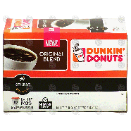Keurig Dunkin' Donuts original blend, medium roast coffee, 10 k-3.7-oz
