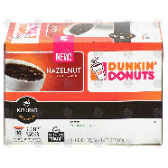 Keurig Dunkin' Donuts hazelnut coffee, 10 k-cups 3.7-oz