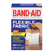 Band-Aid  flexible fabric sterile bandages, 3 sizes 30ct