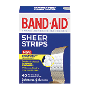 Johnson & Johnson Band-Aid comfort sheer; sheer bandages, all one  40ct