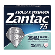 Zantac Acid Reducer Ranitidine Tablets 75 Mg 30ct