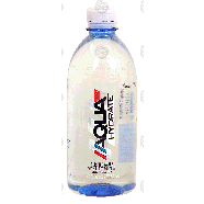 AQUAhydrate  purified water with electrolytes, pH9+ 16.9-fl oz