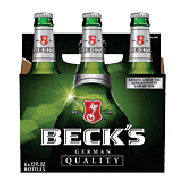 Beck's Beer 12 Oz  6pk