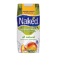 Naked  coconut water with mango peach juice, no sugar added 11.2fl oz