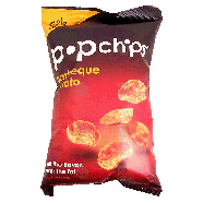 popchips  popped chip snack, barbeque potato 3.5oz