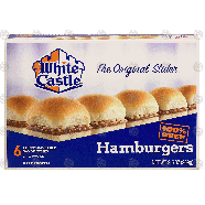 White Castle The Original Slider hamburgers, 100% beef, 6 ct, 3 9.5-oz