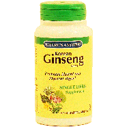 Nature's Answer  Korean ginseng root, single herb supplement, vege50ct