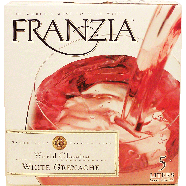 Franzia World Classics white grenache wine of California, 10% alc. b5L