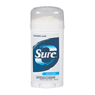 Sure  anti-perspirant & deodorant, invisible solid, fresh scent 2.7oz
