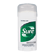 Sure  unscented anti-perspirant/deodorant  2.6oz