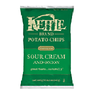 Kettle Chips  sour cream and onion potato chips  8.5oz