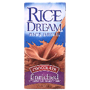 Rice Dream  chocolate rice drink enriched with vitamins a,d, b132fl oz