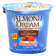Almond Dream  low fat non-dairy & lactose free strawberry yogurt ma6oz