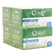 Curad  sterile alcohol prep pads, 100-count medium  4pk
