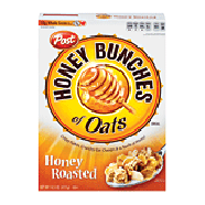 Post Honey Bunches of Oats crispy flakes, crunchy oat clusters &14.5oz