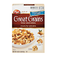 Post Great Grains crunchy pecans whole grain cereal 16oz
