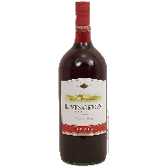 Livingston Cellars  red rose table wine of California , 8.5% alc. 1.5L