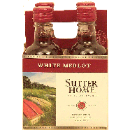 Sutter Home Family Vineyards white merlot wine of Napa Valley, 11.54pk
