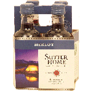 Sutter Home Family Vineyards merlot wine of Napa Valley, 13% alc. b4pk