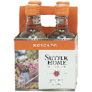 Sutter Home Family Vineyards moscato wine of Napa Valley, 10% alc. 4pk