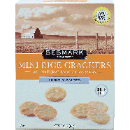 Sesmark  lightly salted mini rice crackers, all natural 5.25oz