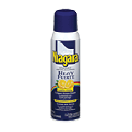 Niagara  heavy spray starch, crisper, sharper finish, lemon scent 20oz