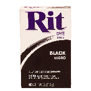 Rit  black dye, all-purpose concentrated  1.125oz