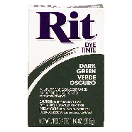 Rit  dark green dye, all-purpose concentrated 1.125oz