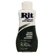 Rit  dark green liquid dye, all-purpose  8fl oz