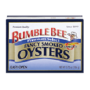 Bumble Bee Oysters Fancy Smoked  3.75oz