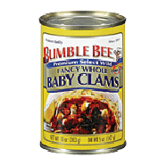 Bumble Bee Baby Clams Fancy Whole  10oz