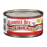 Bumble Bee  premium select wild pink crabmeat  6oz