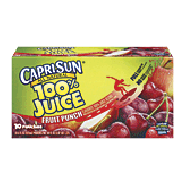 CapriSun 100% Juice Fruit Dive; blend of 3 real fruit juices, 160fl oz