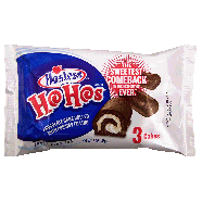 Hostess Ho Hos chocolate cake rolled with creamy filling, 3-pack 3oz